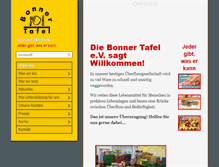 Tablet Screenshot of bonner-tafel.de